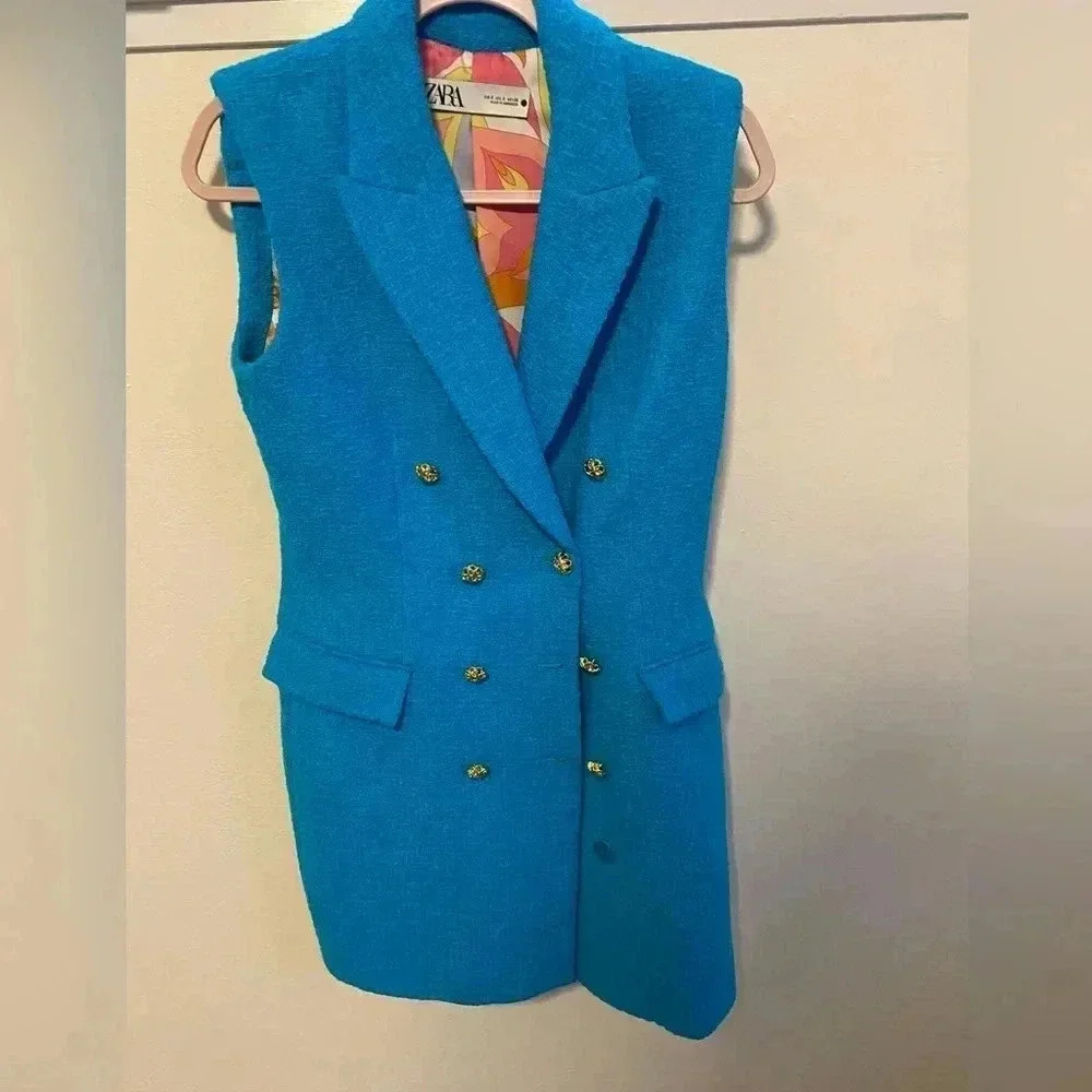 Sleeveless Blazer dress- Zara - like new!